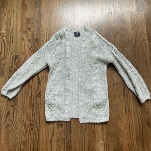 Abercrombie & Fitch Long Open Front Sweater - XS